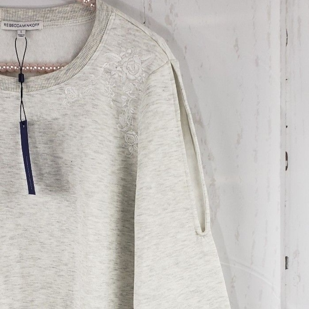 Rebecca Minkoff Jenn Embroidered Sweatshirt - Picture 7 of 7